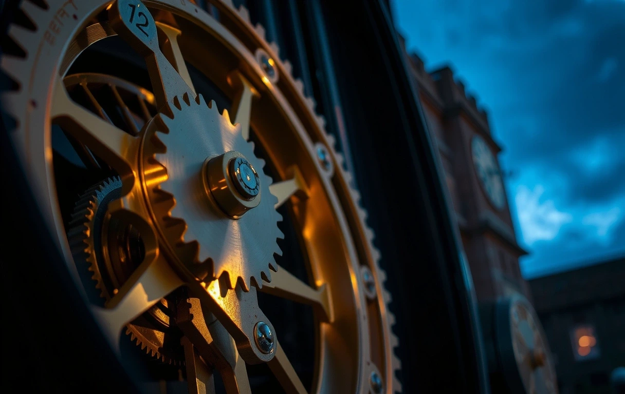 Clock Mechanism Interior