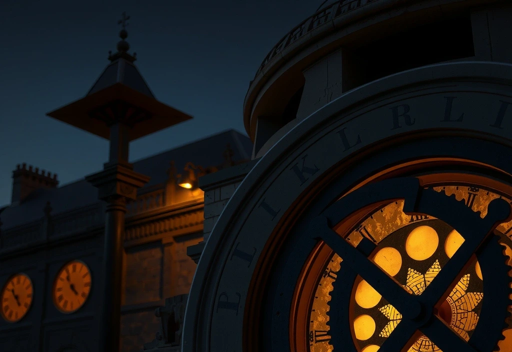 Public clock structures heritage